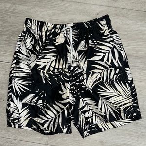 Old navy palm tree swim trunks NWOT